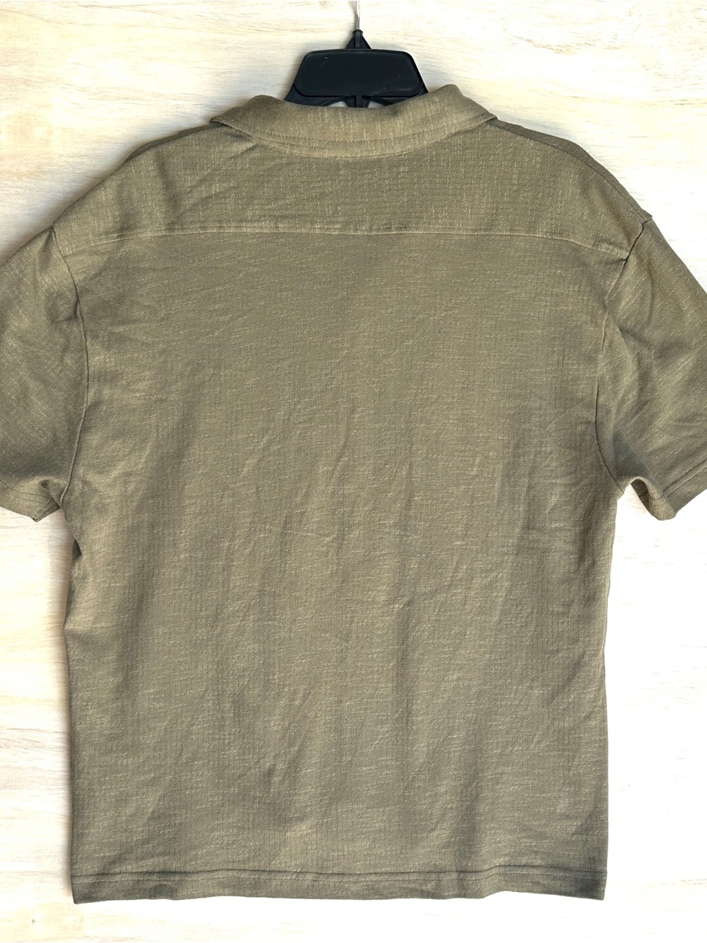 Rustic Souls Olive Green Short Sleeve Button-Up Shirt with Embroidery - Picture 5 of 6